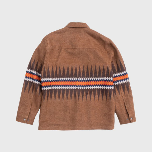 Pendleton Sawtooth Ridge Wool Field Jacket Brown