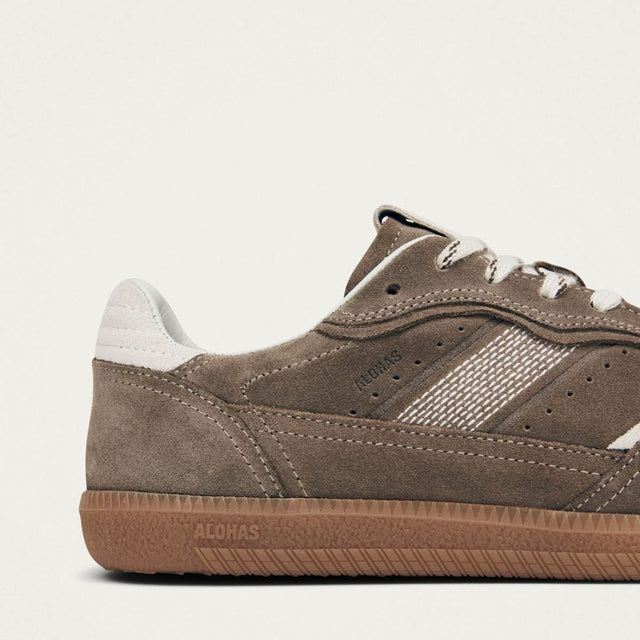 Alohas 490 Rife Taupe Leather Sneakers