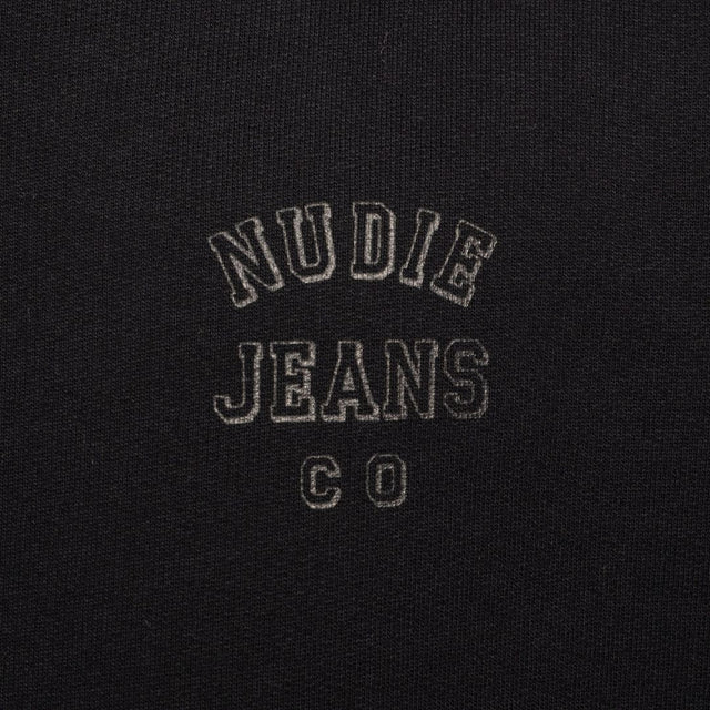 Nudie Jeans Co Frasse Logo Sweatshirt Black