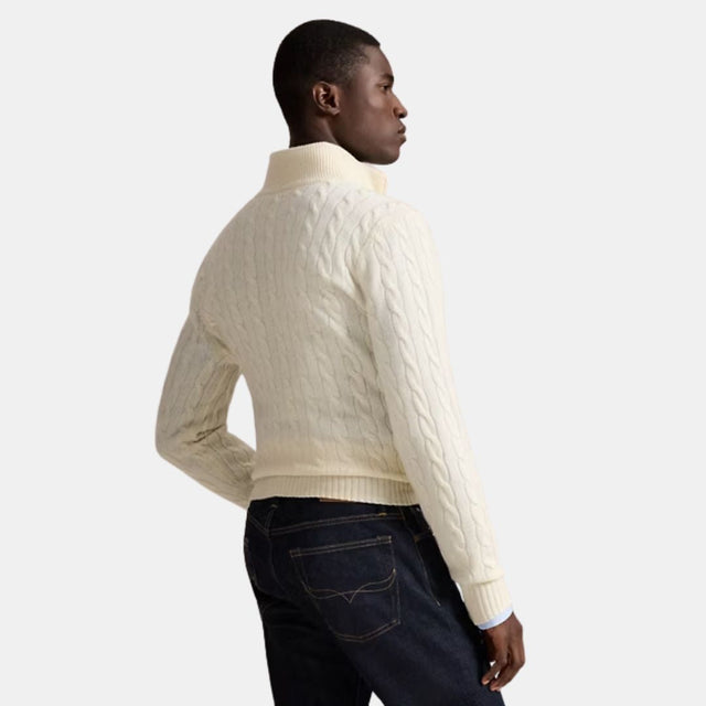 Polo Ralph Lauren Long Sleeve Pullover Quarter Zip Cream
