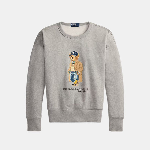 Polo Ralph Lauren Vintage Fit Polo Bear Sweatshirt Andover Heather