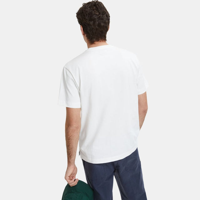 Baracuta Slowboy Colourman T-Shirt Off White