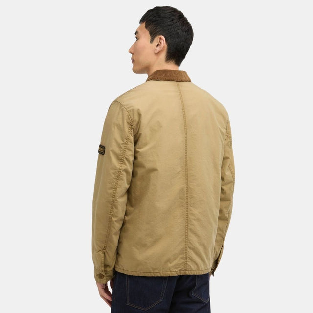 Barbour International Troon Washed Wax Jacket Sand