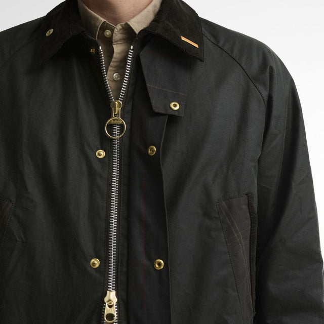Barbour Icons Patch Bedale Wax Sage