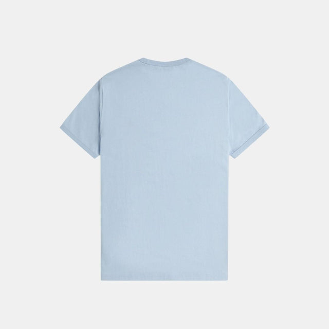 Fred Perry Ringer T-Shirt Light Blue