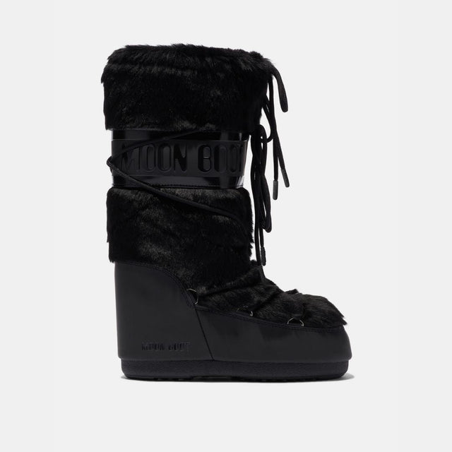 Moon Boot LTrack Faux Fur High Wp Black