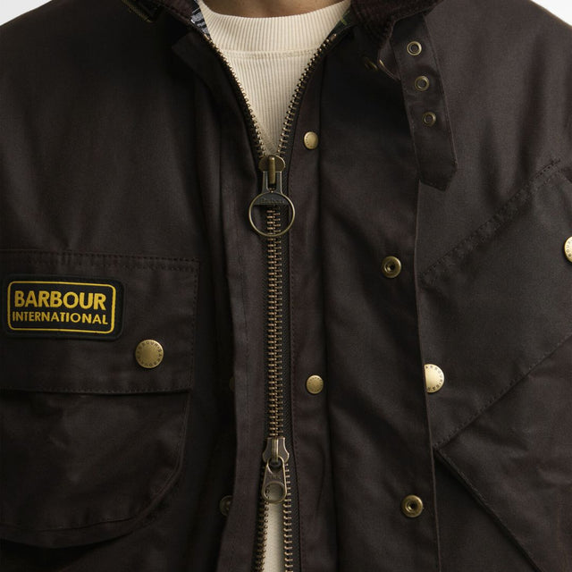 Barbour International Original Wax Jacket Brown
