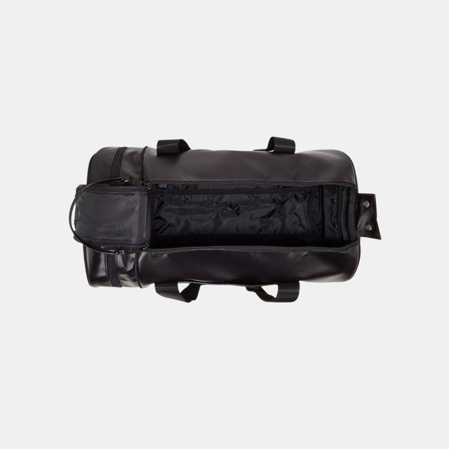 Fred Perry Tonal Classic Barrel Bag Black Gold