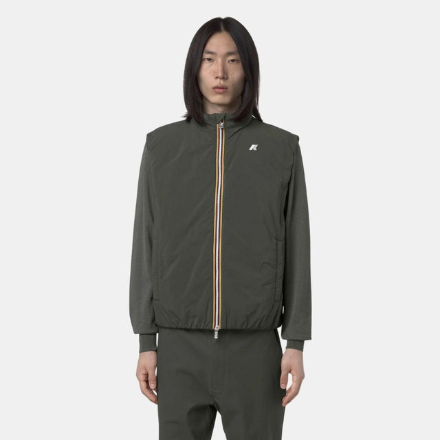 K-Way Valen Plain Warm Green Blackish