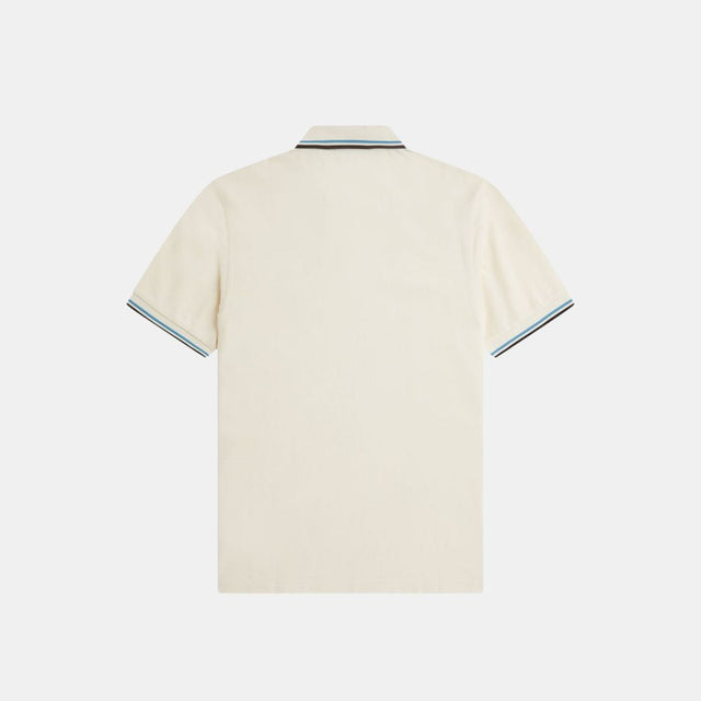 Fred Perry Polo M3600 Ecru & Carrington Brick