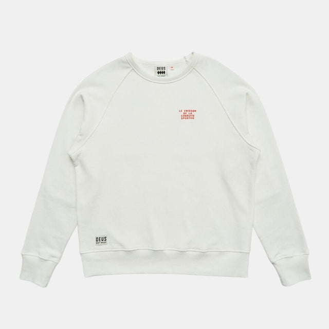 Deus 52 Crew Vintage Sweatshirt White
