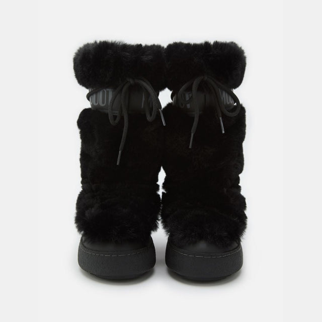 Moon Boot LTrack Faux Fur High Wp Black