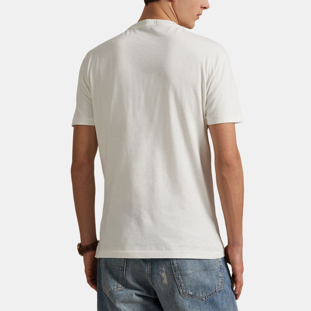 Ralph Lauren Custom Slim Fit Polo Bear Jersey T-Shirt White