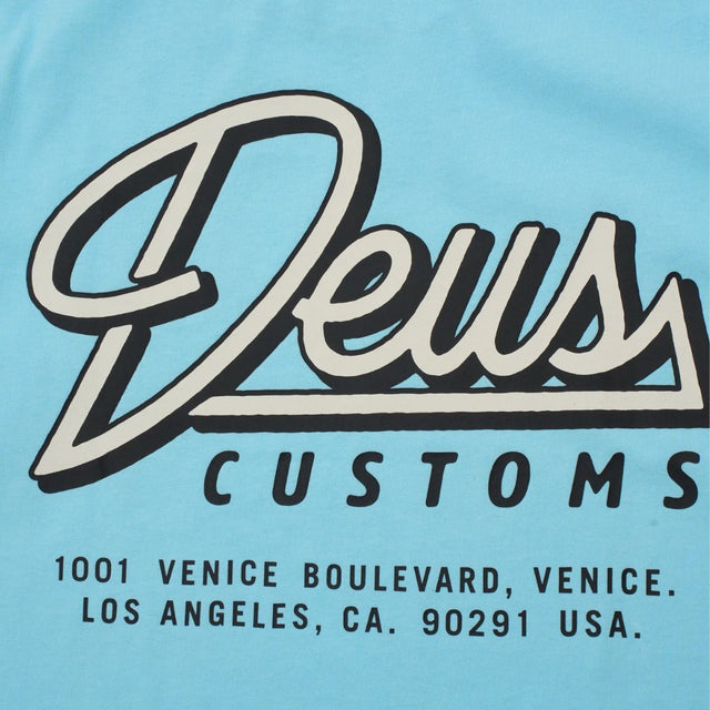 Deus Ex Machina Conduit T-Shirt Sky Blue
