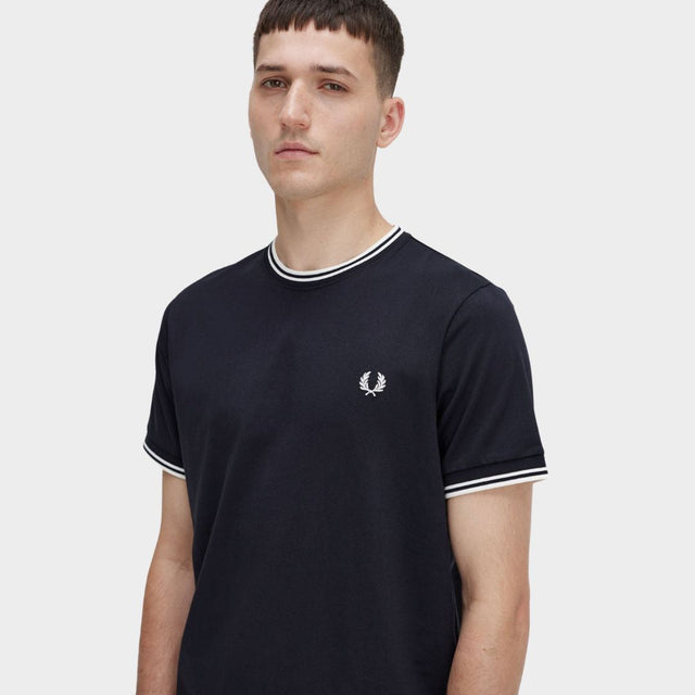 Fred Perry T-Shirt Twin Tipped Black