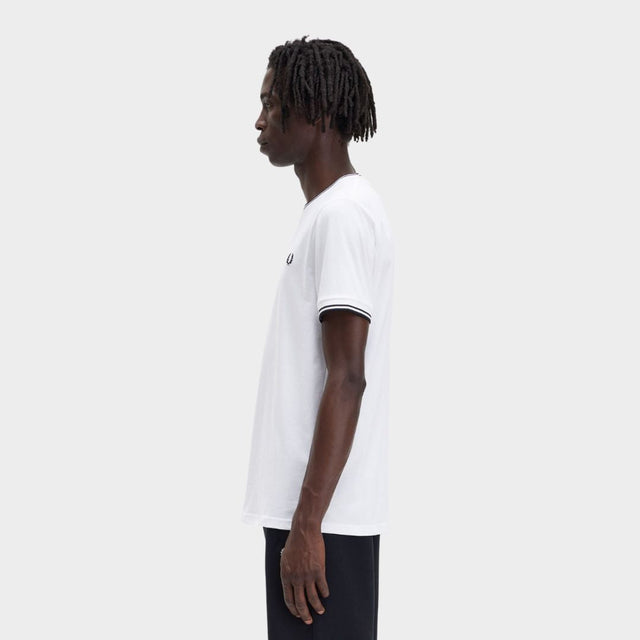 Fred Perry T-Shirt Twin Tipped White