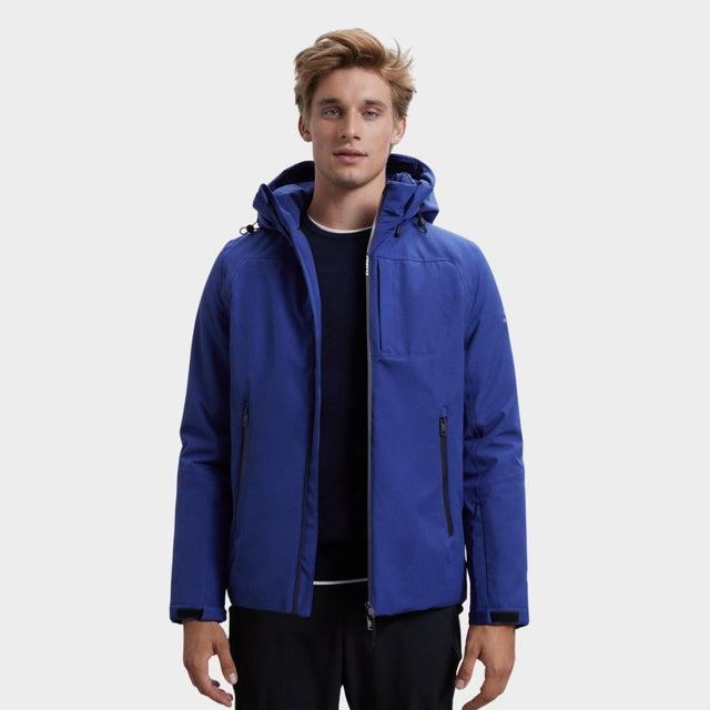 Ecoalf Aktuaalf Jacket Blue Print