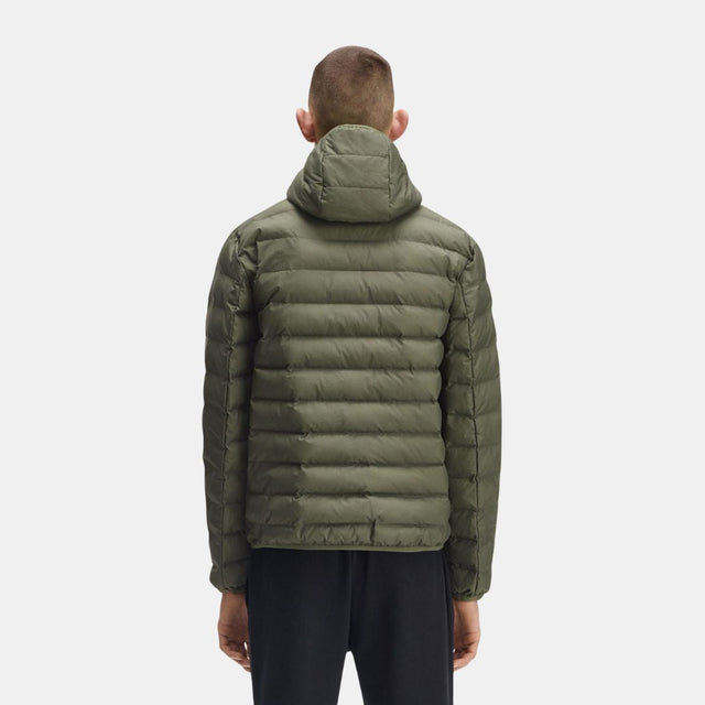 Fred Perry Hooded Insulated Jacket Laurel Wreath Green