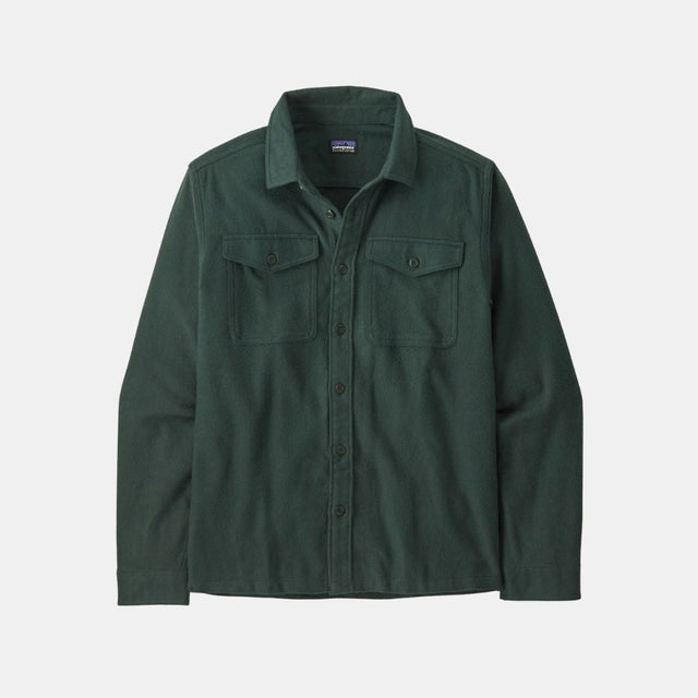 Patagonia Men's Fjord Flannel Shirt Whole Weave: Old Growth Green