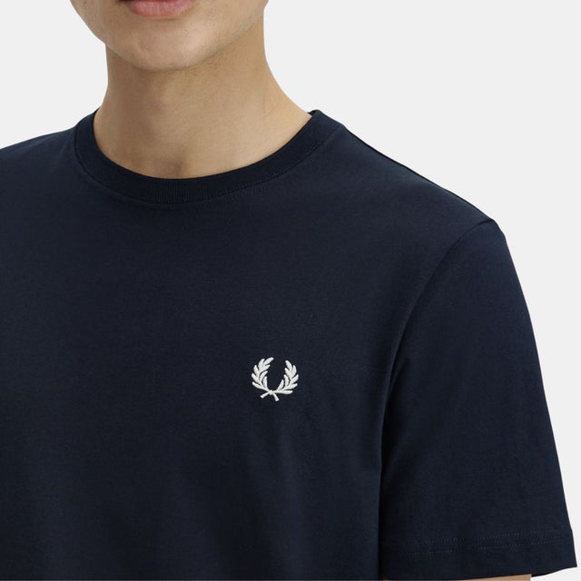 Fred Perry Crew Neck T-Shirt Navy