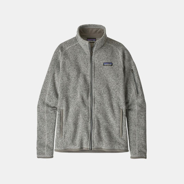 Giacca in pile Better Sweater da donna Patagonia, colore bianco betulla