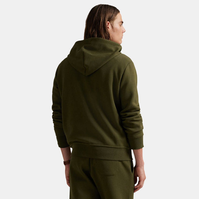 Ralph Lauren Double-Knit Full-Zip Hoodie Company Olive