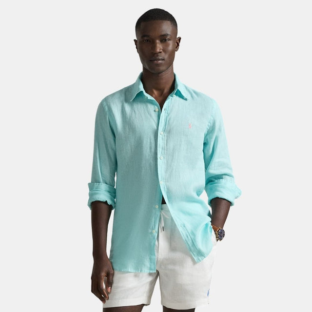Polo Ralph Lauren Custom Fit Shirt Light Blue