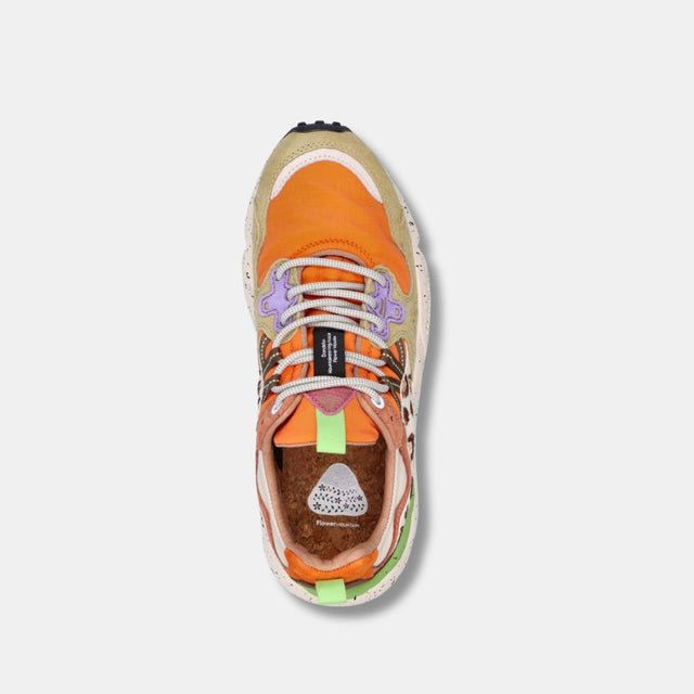 Flower Mountain Women's Yamano 3 Pony Hair Cream Orange