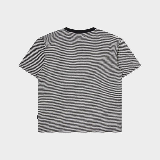 Edwin Adam Stripe T-Shirt Black