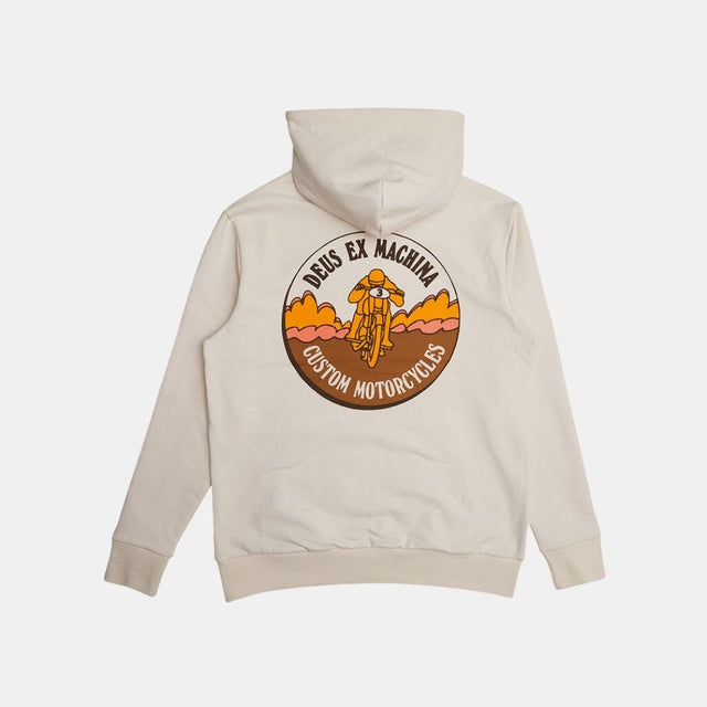 Deus Ex Machina Max Speed Hoodie Dirty White
