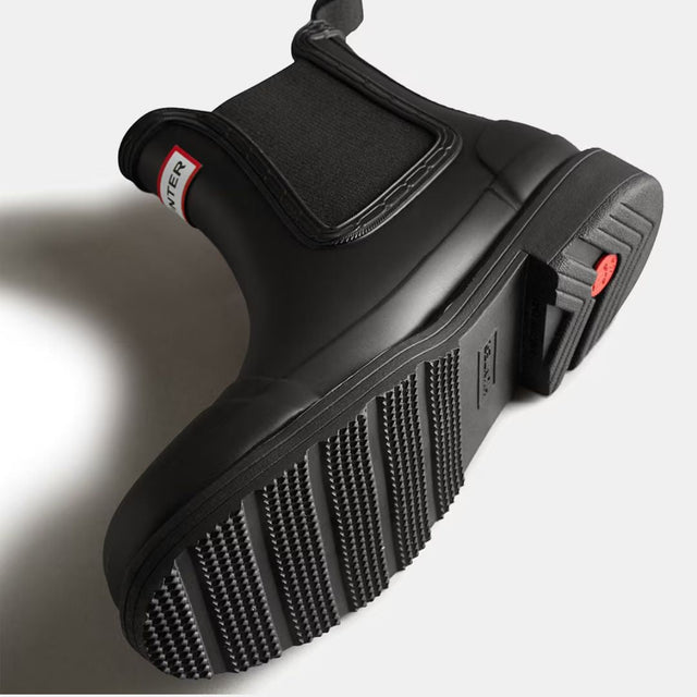 Hunter Women's Chelsea Commando Boot Black