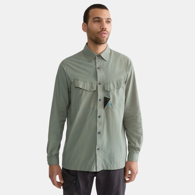 Klattermusen Syn Ls Shirt Men's Green Lake
