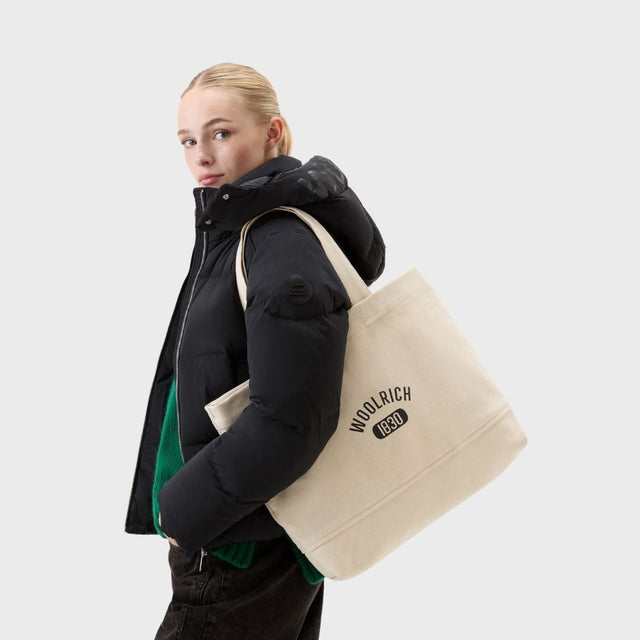 Woolrich Shopper Tote Bag Ecrue