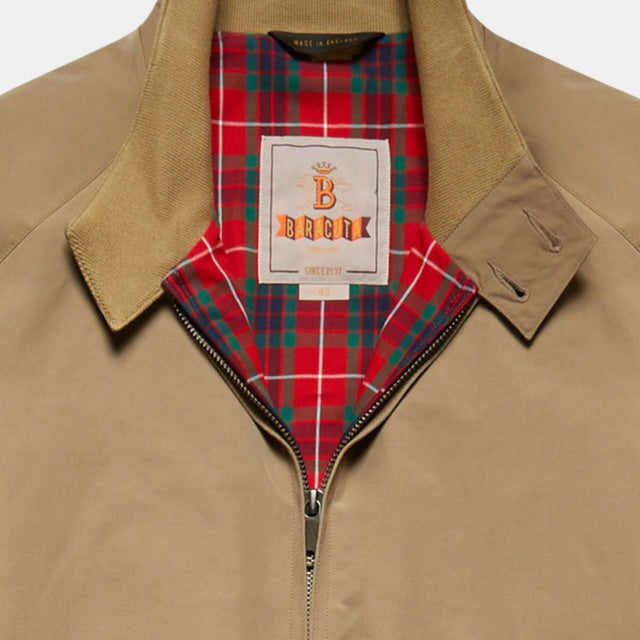 Baracuta Harrington G9 Stoff Hellbraun