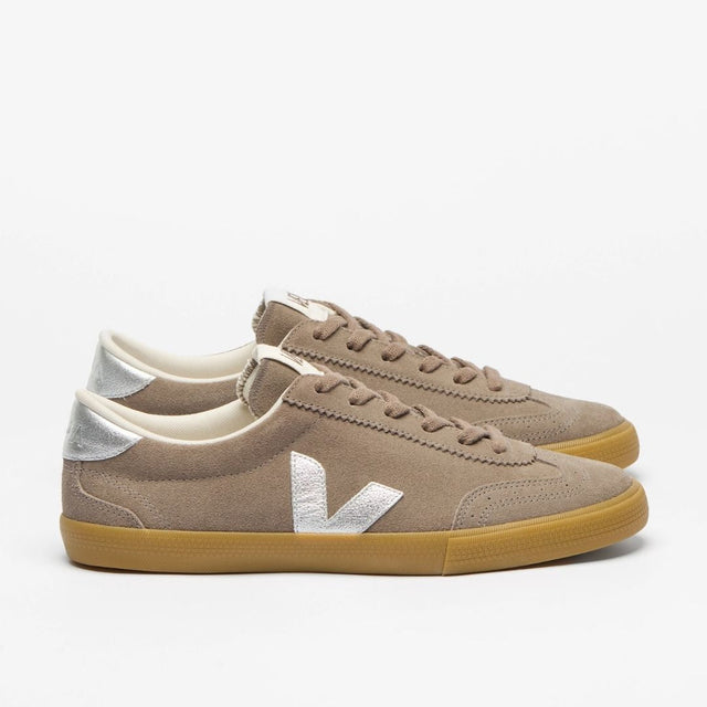 Veja Volley Suede Moonrock Silver