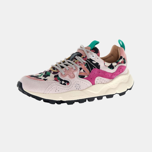 Flower Mountain Yamano 3 Women's Suede-Nylon Cam Pink-Fuchsia