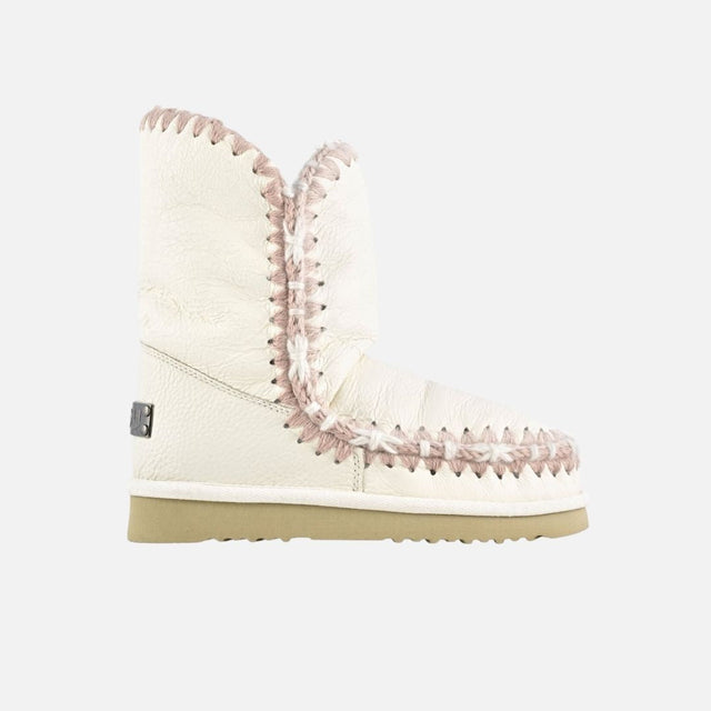 Mou Eskimo Overstitching Waxi White