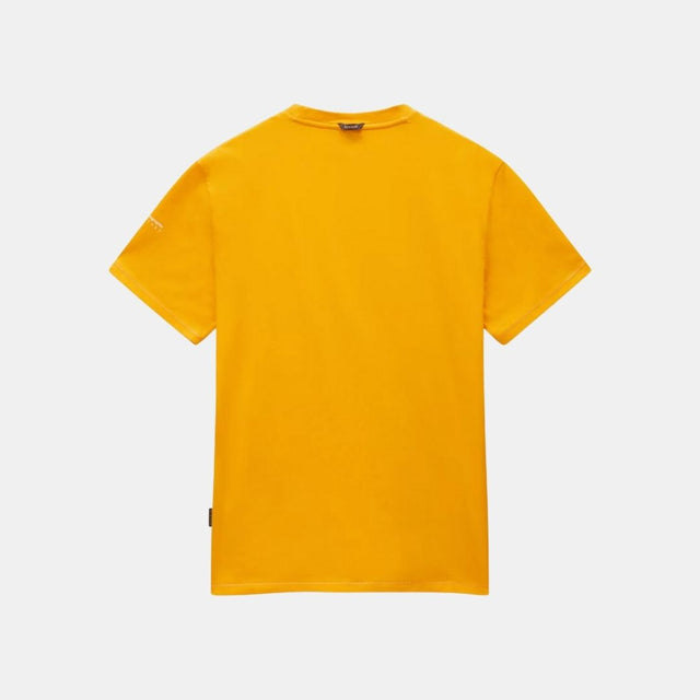 Napapijri Badge Short Sleeve T-Shirt Yellow
