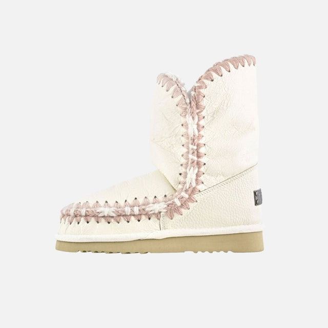Mou Eskimo Overstitching Waxi White