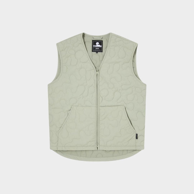 Edwin Camper Vest Desert Sage Unwashed
