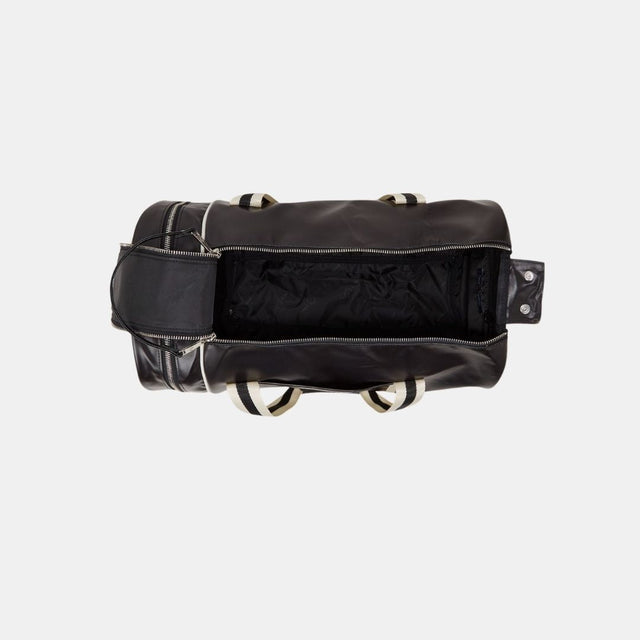 Fred Perry Classic Barrel Bag Black Ecru