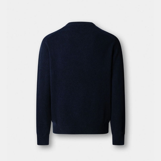 Hackett London Lambswool Crew Midnight Blue