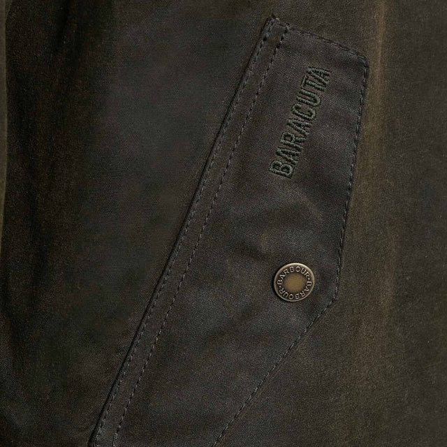 Barbour x Baracuta Porton Wax Jacket Olive
