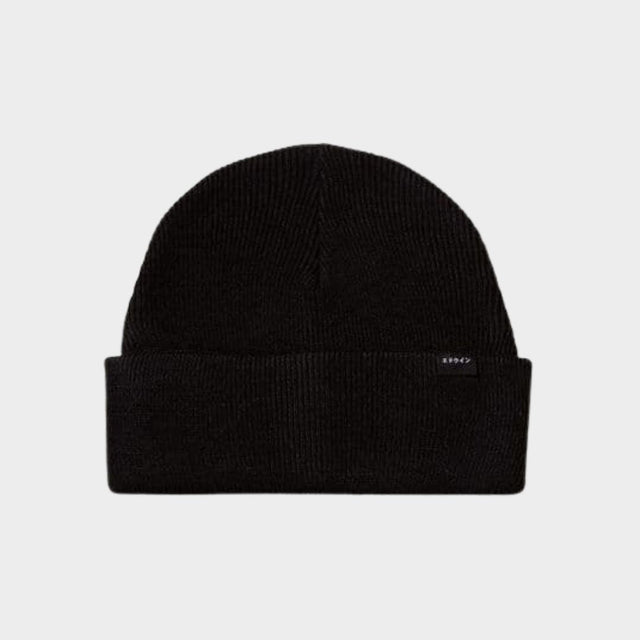 Edwin Watch Cup Beanie Black