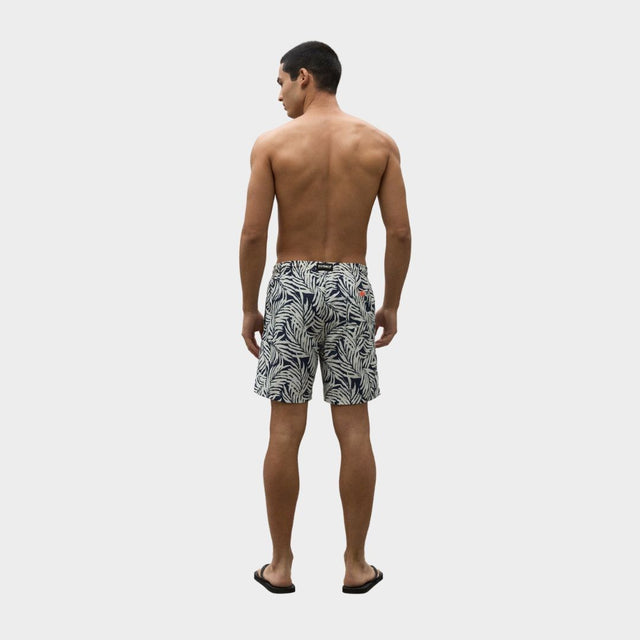 Ecoalf Bequiaalf Swimsuit White Tropical Print
