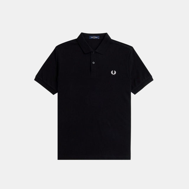 Fred Perry Polo M6000 Black & Snow White