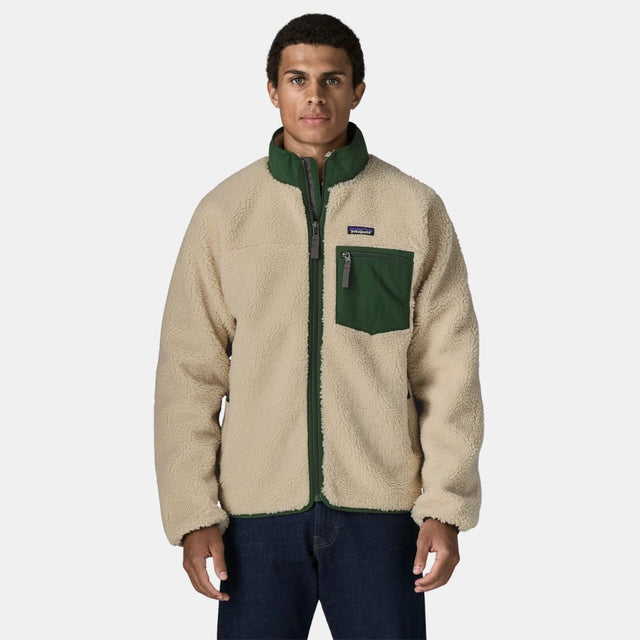 Patagonia Men's Classic Retro-X Jacket Dark Natural w/Treeline Green