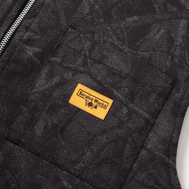 Service Works Xerox Camo Padded Work Vest Mono