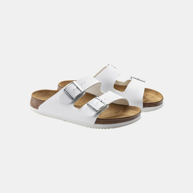 Birkenstock Arizona Birko Flor Women's White