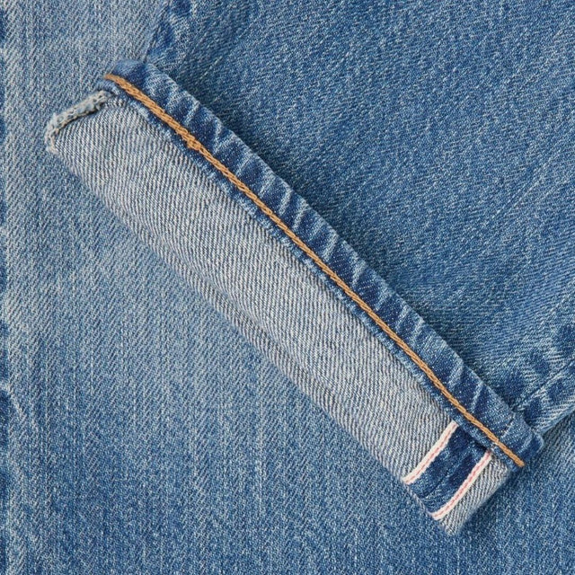 Edwin Regular Tapered Jeans Blue Light Used